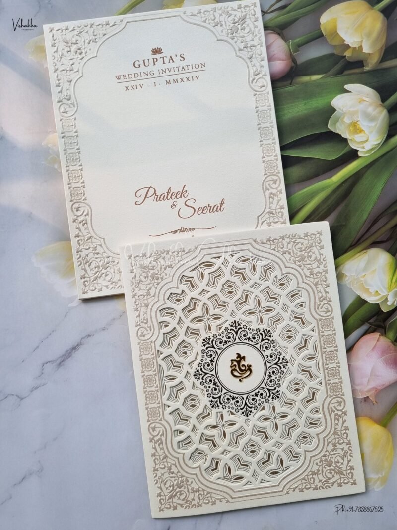 Designer Premium Customized Wedding Invitation Cards - ATS-1526