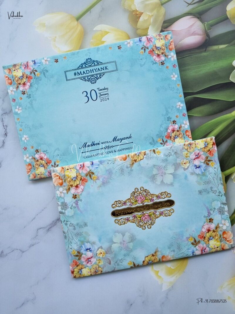 Designer Premium Customized Wedding Invitation Cards - CR-1011