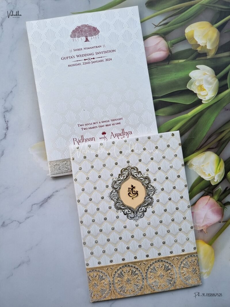 Designer Premium Customized Wedding Invitation Cards - CR-S-15