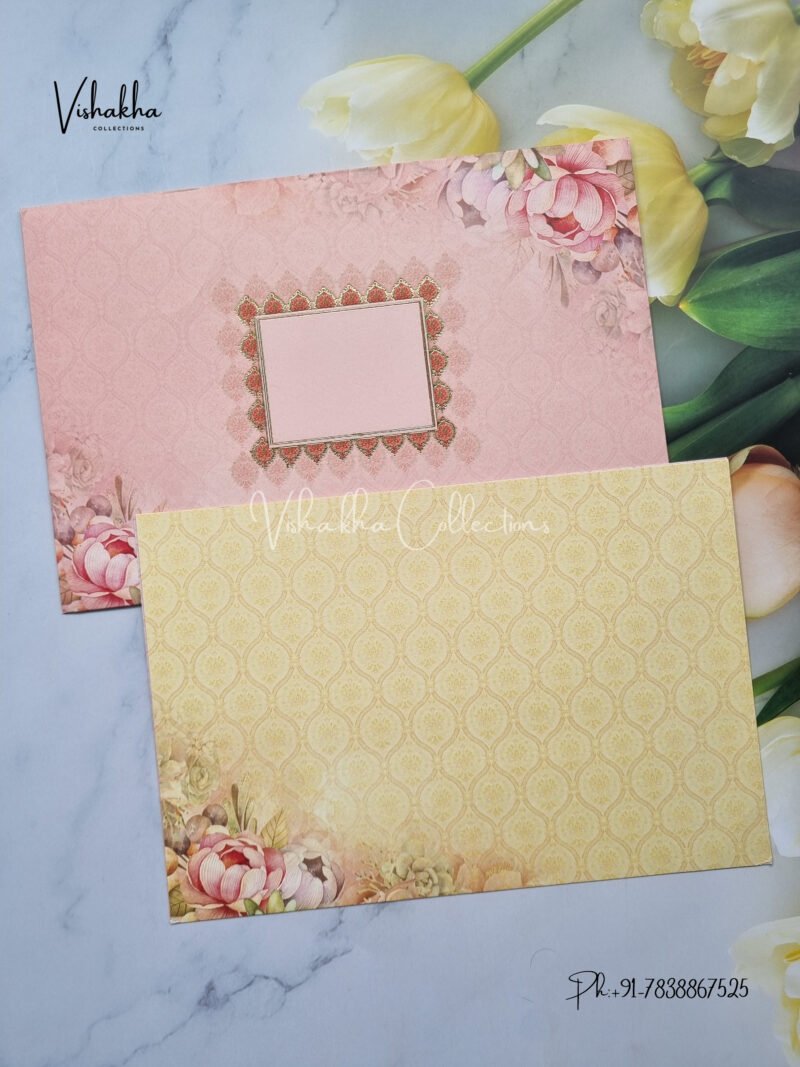 Pink Floral Invitation card