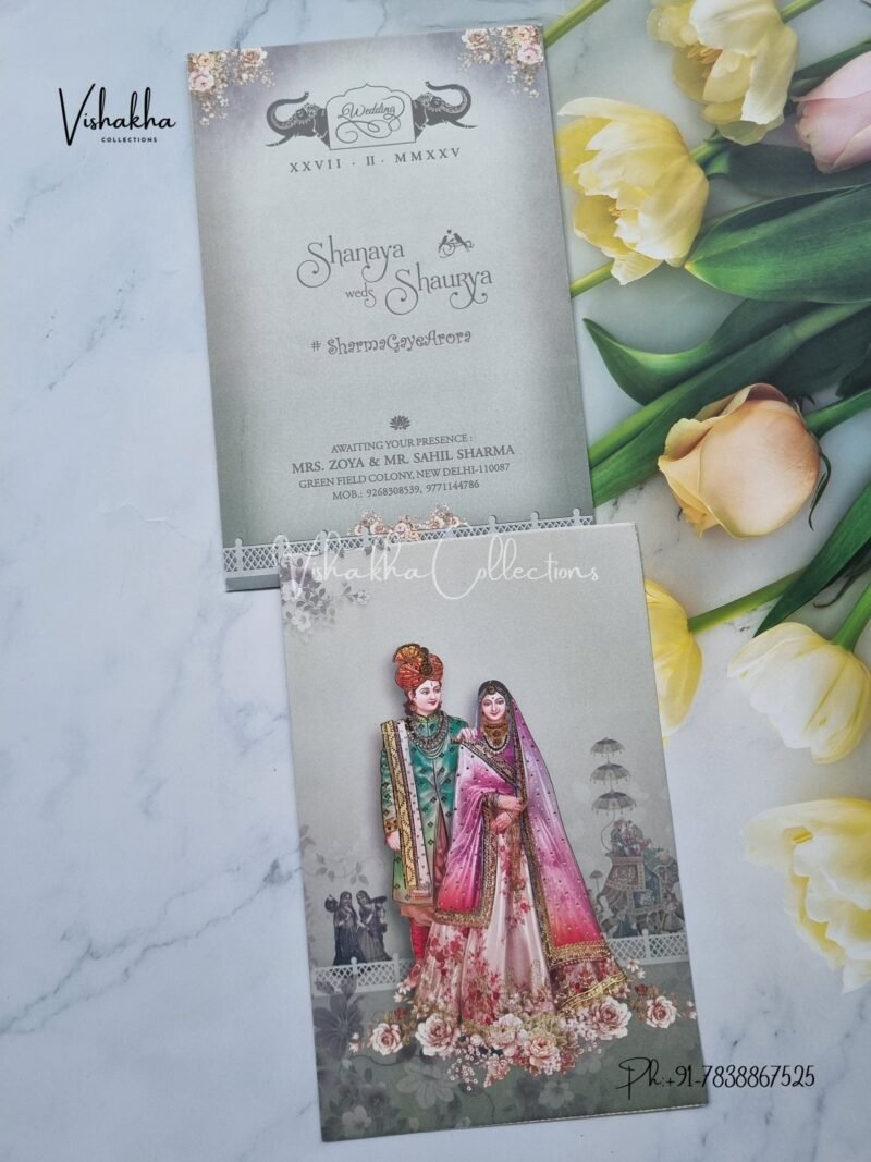 Dulah Dulhan Hindu invitation Cards ATS-9105