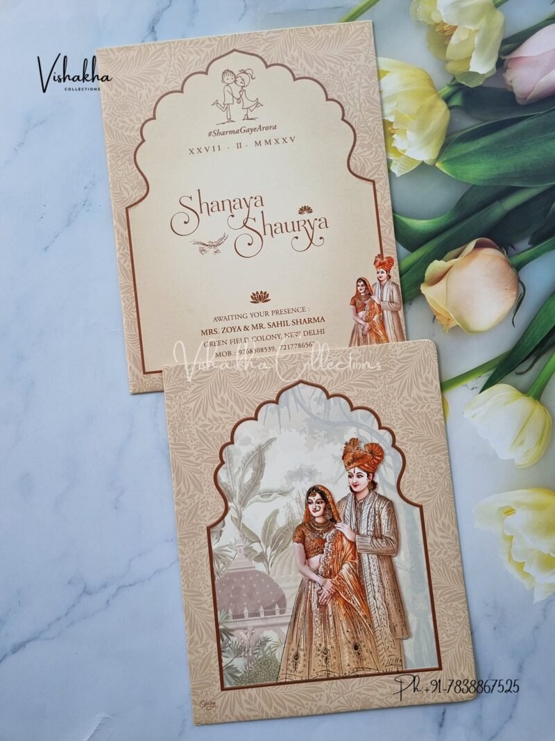 Dulah Dulhan Hindu invitation Cards ATS-9122