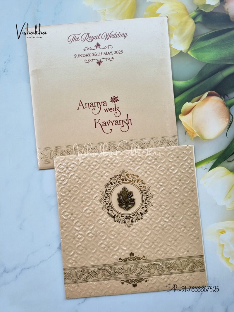 Hindu Wedding invitation Cards - CR-256C