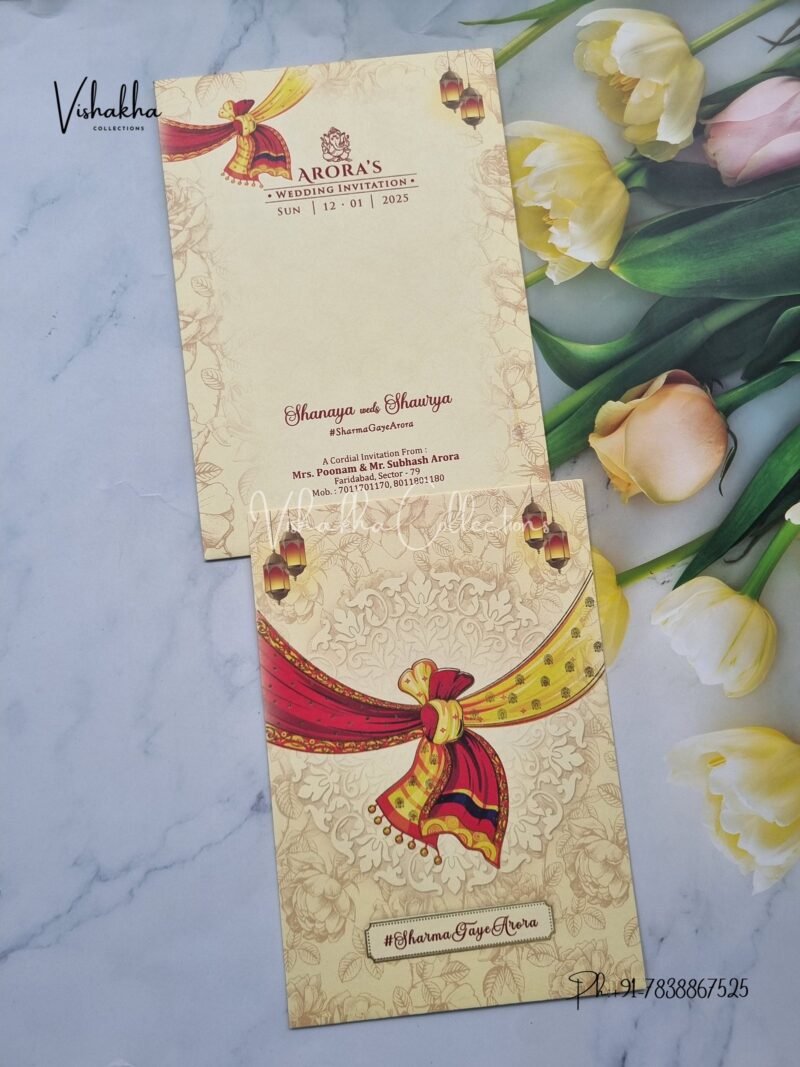 Hindu invitation Cards ATS-8129