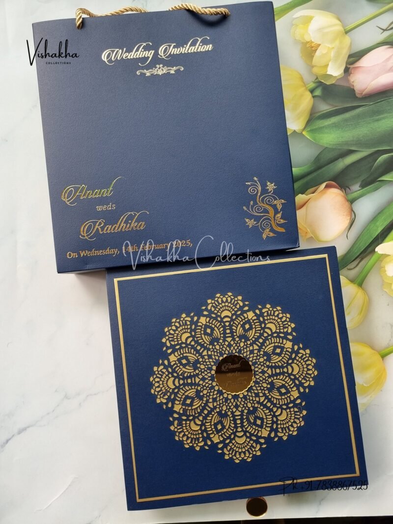 Hindu Muslim Christian Jain Sikh Exclusive Wedding Boxes invitation Cards SN-2740