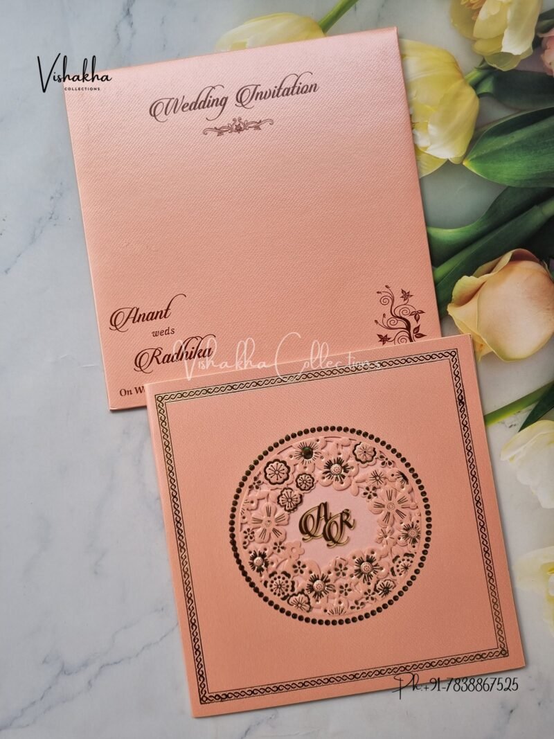 Hindu Muslim Christian Sikh Laser Cut invitation Cards SN-2888